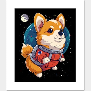 space corgi Posters and Art